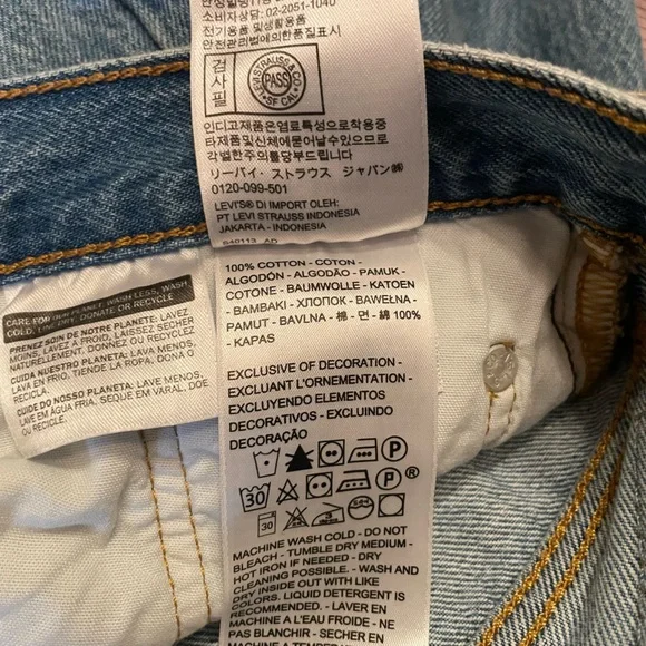 New ✨ Levi’s Original 501 Destroyed - Picture 6 of 6